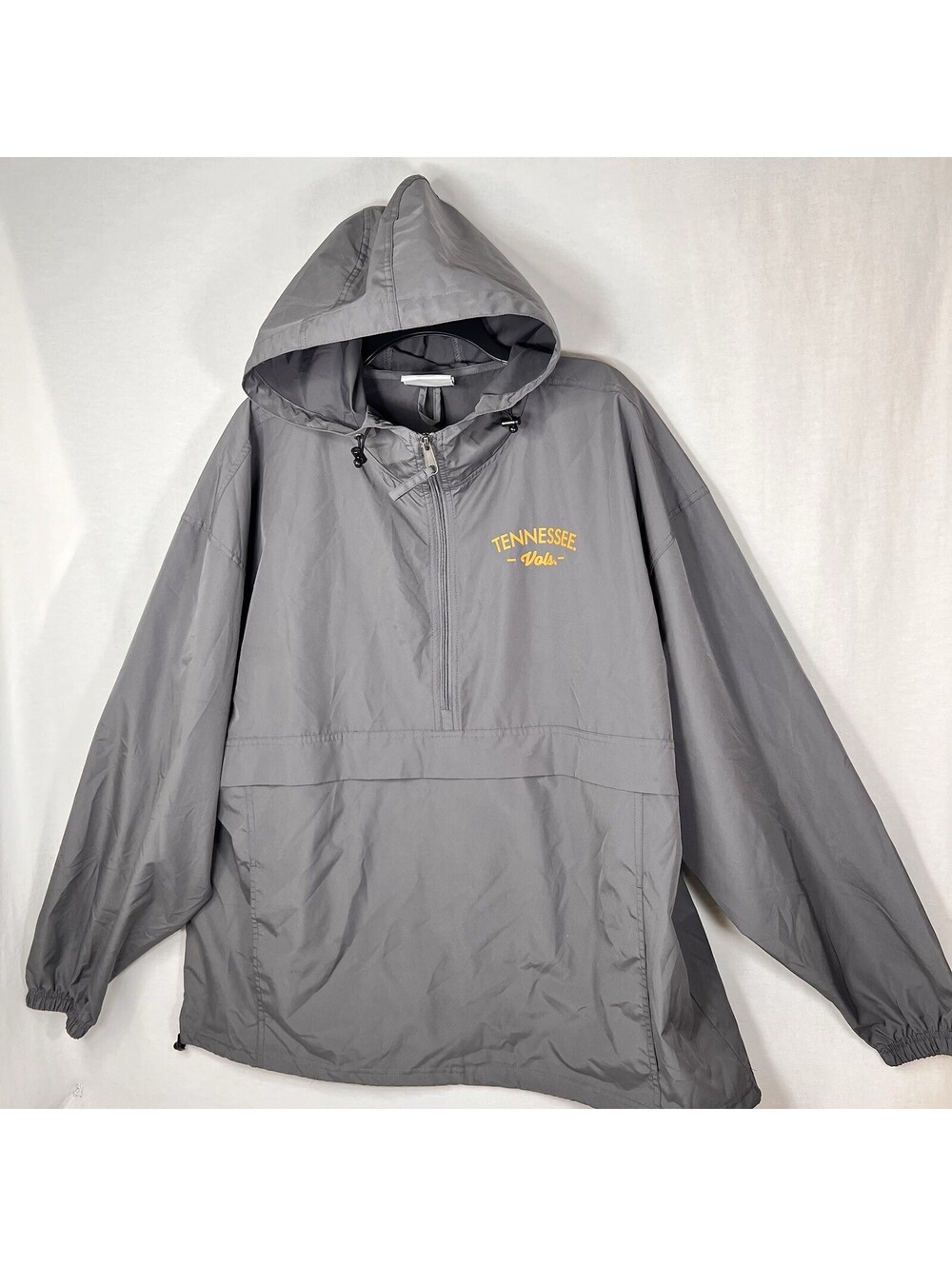 Champion Tennessee Volunteers Hooded Windbreaker 1/4 Zip Pullover Jacket - 2XL